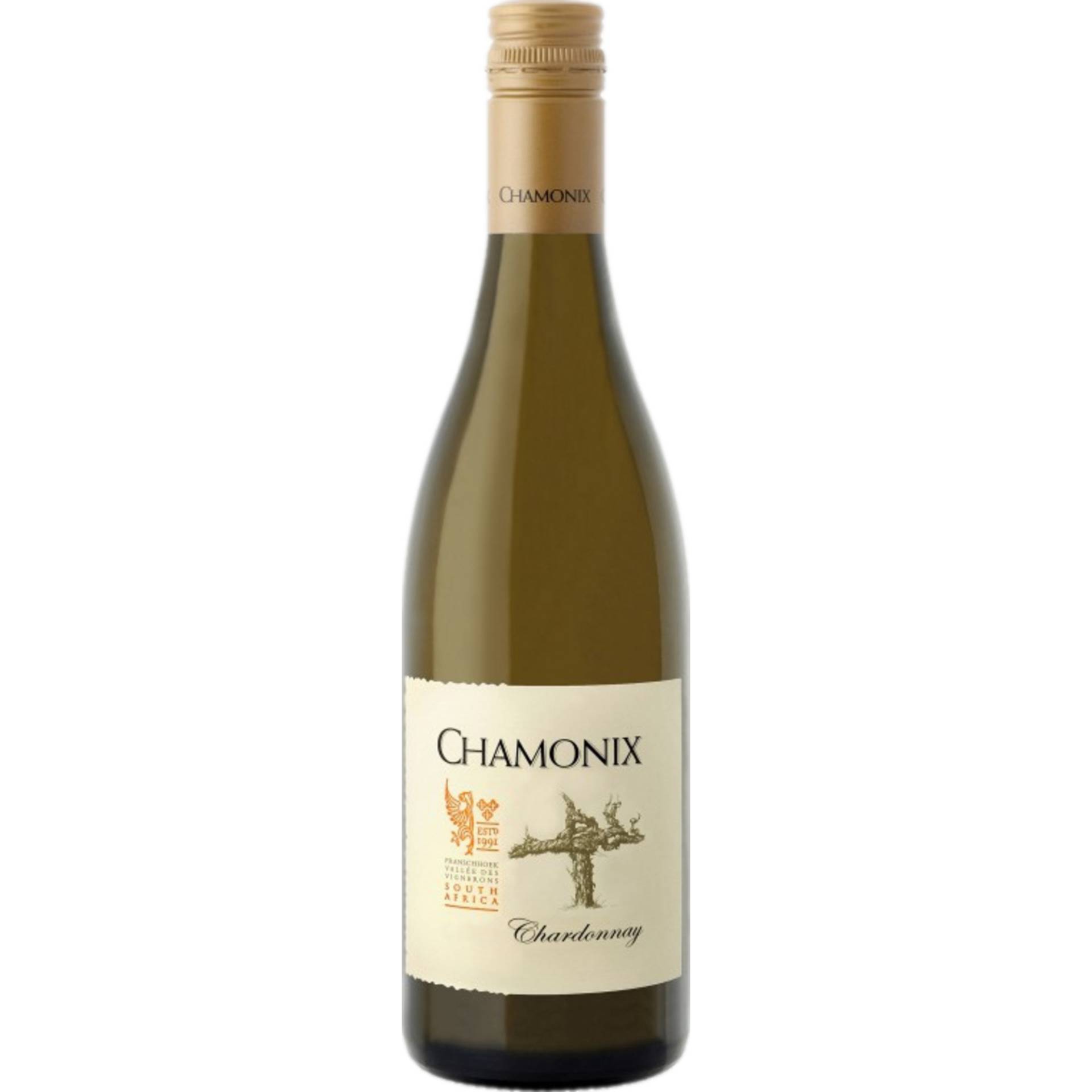 Chamonix Chardonnay, WO Franschhoek, Western Cape, 2021, Weißwein von CAPREO GmbH- Gildeweg 10- 46562 Voerde- Deutschland / Chamonix, Uitkyk St 40, 7690 Franschhoek, Südafrika