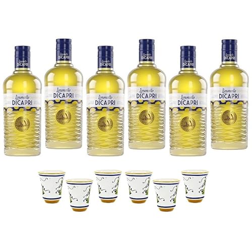 LIMONCELLO 1 LITER 6 Flaschen WITH 6 Glasverschiffungen LIMONCELLO 1 LITER 6 Flaschen WITH 6 Glasverschiffungen von CAPRI