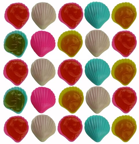 CAPTAIN PLAY 25 Schleckmuscheln einzeln verpackt, Sparpack mit Schleckmuscheln Süßigkeiten, 250g von CAPTAIN PLAY
