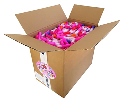 CAPTAIN PLAY Candy Lipstick, 1.000 Stück Süßwaren Lippenstift, Karneval Wurfmaterial, Süßigkeiten Großpackungen von CAPTAIN PLAY