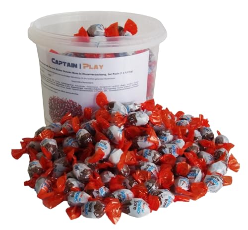 Party Bucket mit Ferrero Kinder Schoko Bons in Einzelverpackung, 1er Pack (1 x 1,2 kg) von CAPTAIN PLAY