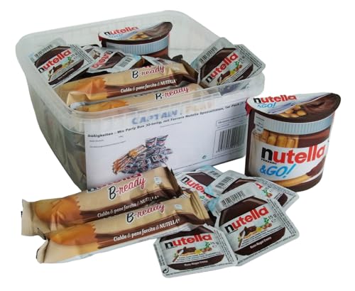 Süßigkeiten – Mix Party Box 30-teilig, mit Ferrero Nutella Spezialitäten, 1er Pack (1 x 556g) von CAPTAIN PLAY