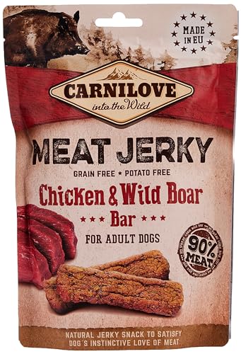 Carnilove Jerky Snack Huhn & Wildschwein-Riegel, 100 g Carnilove Jerky Snack Huhn & Wildschwein-Riegel, 100 g von CARNILOVE