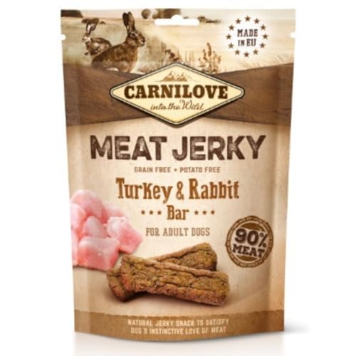 Carnilove Jerky Snack Truthahn & Kaninchen Riegel 100g Carnilove Jerky Snack Truthahn & Kaninchen Riegel 100g von CARNILOVE