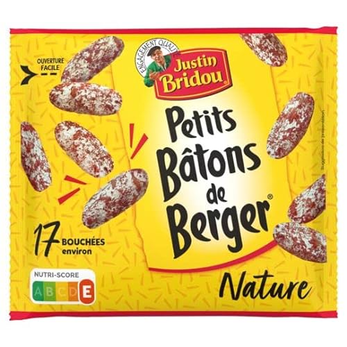Saucisson Petits bâtons de Berger Justin Bridou Getrocknete Miniswürstchen, 100 g von CAROUF