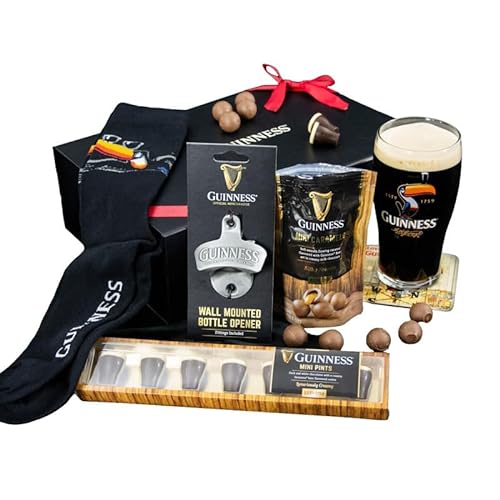 CARROLLS IRISH GIFTS – Geschenkkorb mit Guinness-Pralinen und Pint-Glas von CARROLLS IRISH GIFTS