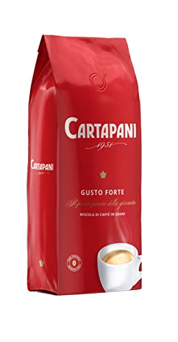 Cartapani 1951 | GUSTO FORTE Cremige Kaffeebohnen | stark und vollmundig | 1 Kg Pack von CARTAPANI 1951