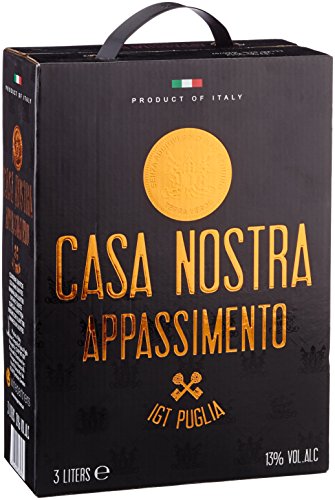 Dineart Cassa Nostra Appassimento Rosso Italien Rotwein Bag in Box Cuvée Trocken (1 x 3 l) von Liakai