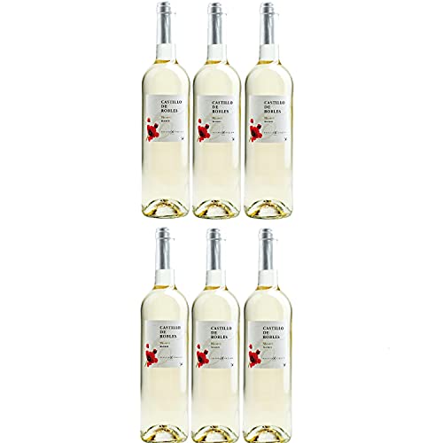Castillo de Robles Macabeo Blanco VDT Castilla Weißwein Wein trocken Spanien (6 Flaschen) von CASTILLO DE ROBLES