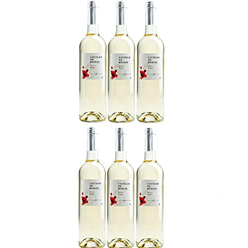 Castillo de Robles Macabeo Blanco VDT Castilla Weißwein Wein trocken Spanien (6 Flaschen) von CASTILLO DE ROBLES