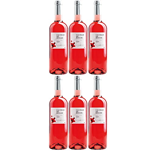 Castillo de Robles Tempranillo Rosado VDT Castill Roséwein trocken Spanien (6 Flaschen) von CASTILLO DE ROBLES