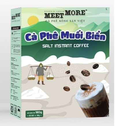 MOIN VIETNAM 4in1 Kaffee Meersalz - Instant Lösliche Kaffee mit Meersalz - Premium Qualität - exotischer Kaffee - 270g von CAVUMI