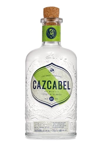 Cazcabel I Coconut Liqueur mit Tequila Blanco I Mehrfach ausgezeichnetes Produkt I Premium Blue Weber Agave I 0,7L I 34% Cazcabel I Coconut Liqueur mit Tequila Blanco I Mehrfach ausgezeichnetes Produkt I Premium Blue Weber Agave I 0,7L I 34% von CAZCABEL
