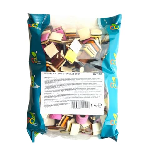 CCI Bunte Lakritz Konfekt Mischung 1 KG CCI Bunte Lakritz Konfekt Mischung 1 KG von CCI