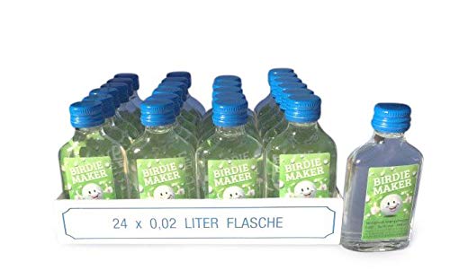 Golfgeschenk BIRDIEMAKER, 24 x Golfschnaps Williamsbirne 0,02l,35% vol, Golfartikel Geschenkidee Golfer Golfshop Party Golfgeschenk BIRDIEMAKER, 24 x Golfschnaps Williamsbirne 0,02l,35% vol, Golfartikel Geschenkidee Golfer Golfshop Party von VANREO