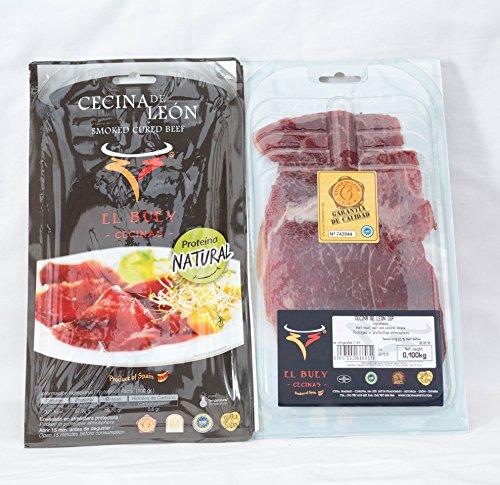 Cecina de Leon IPG, geräucherter Rinderschinken, Spanien, kleine Stücke, ca.1.000g Cecina de Leon IPG, geräucherter Rinderschinken, Spanien, kleine Stücke, ca.1.000g von El Buey