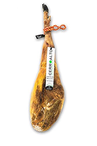 CERROALTO | 100% iberischer Schinken aus Eichelmast "PATA NEGRA" (Gewicht von 8 bis 9 kg) Gereift für mehr als 36 Monate von CERROALTO