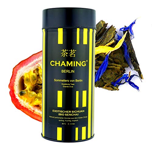 CHAMING® Tea Berlin - EXOTISCHER SICHUAN (BIO) - Ein dezent-fruchtig aromatisierter Sencha-Grüntee von CHAMING
