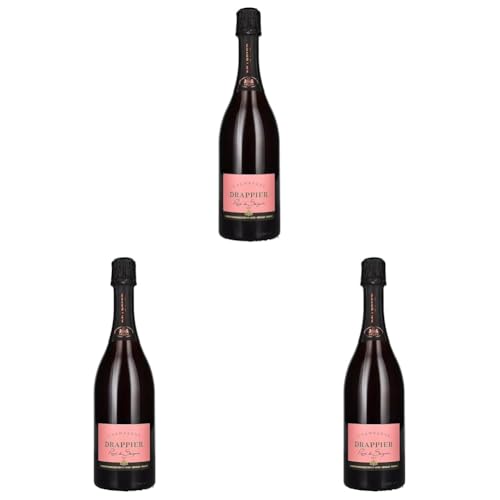 Drappier Champagne Rosé de Saignée Brut 12% Vol. 0,75l (Packung mit 3) von CHAMPAGNE DRAPPIER