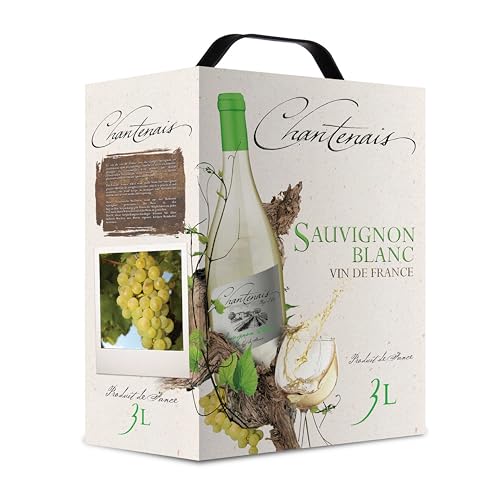 Dineart Chantenais Sauvignon Blanc fruchtiger französischer Weisswein Bag Trocken (1 x 3 l) von CHANTENAIS