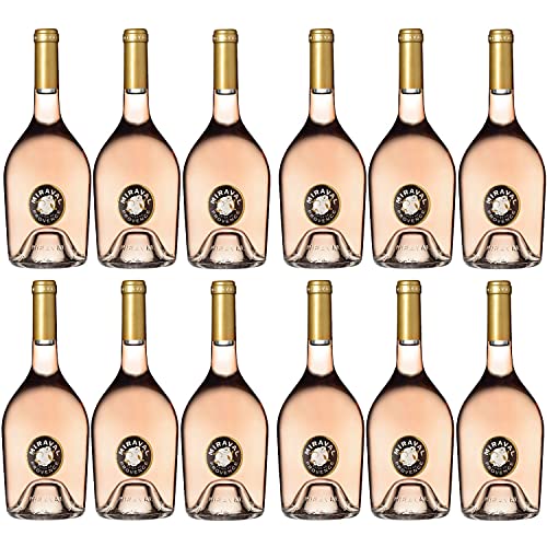 Chateau Miraval Jolie-Pitt & Perrin Cotes de Provence AOC Roséwein Wein trocken Frankreich (12 Flaschen) von CHATEAU MIRAVAL