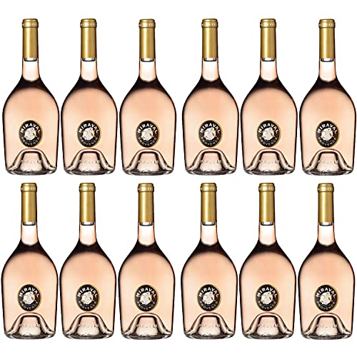 Chateau Miraval Jolie-Pitt & Perrin Cotes de Provence AOC Roséwein Wein trocken Frankreich (12 Flaschen) von CHATEAU MIRAVAL