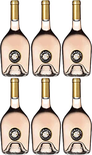 Chateau Miraval Jolie-Pitt & Perrin Cotes de Provence AOC Roséwein Wein trocken Frankreich (6 Flaschen) von CHATEAU MIRAVAL