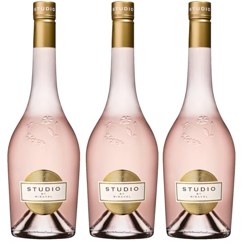 STUDIO by Miraval Rosé Méditerranée IGP Roséwein Wein trocken Frankreich (3 x 0,75l) von Chateau Miraval