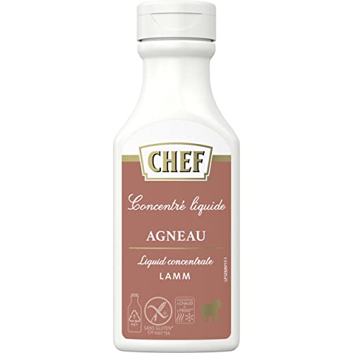 CHEF Flüssiges Konzentrat Lamm, Geschmacksboost für Herzhafte Fleischgerichte, 100% Natürlicher Geschmack, 1er Pack (1 x 200ml) von CHEF