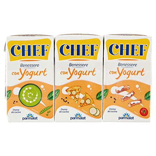 Parmalat Chef Benessere con Yogurt Kochsahne mit Joghurt ( 3 x 125ml ) von CHEF