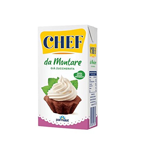 chef Panna da montare glutenfrei süße Sahne cremee zum Nachtisch 500ml chef Panna da montare glutenfrei süße Sahne cremee zum Nachtisch 500ml von CHEF