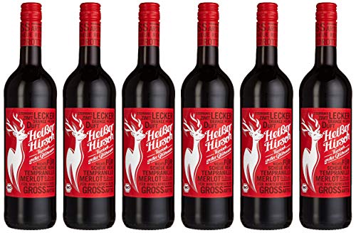 Heißer Hirsch Bio Glühwein rot (6 x 0.75l) Merlot & Trempranillo von CHICHL
