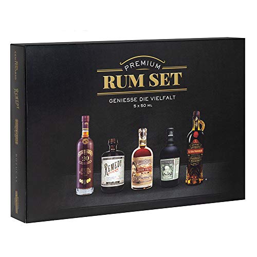 Sierra Madre Tasting Kits Premium Rum Tasting Set Enthält 5 beliebte Rums 50ML pro Flasche Ideal als Geschenk Sierra Madre Tasting Kits Premium Rum Tasting Set Enthält 5 beliebte Rums 50ML pro Flasche Ideal als Geschenk von CHICHL