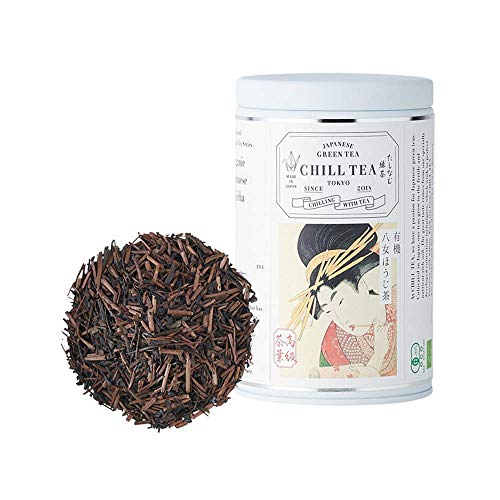 Hojicha Teebeutel von CHILL TEA Tokio – 100% Japanischer Gerösteter Grüntee - Koffeinarm ( Lose Blätter 80g) von CHILL TEA Tokyo