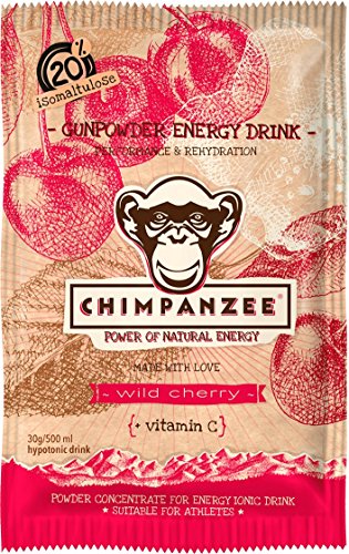 CHIMPANZEE Isotonic Drink Wildkirsche 30 G Pink, Getränke und Getränkepulver, Größe 30g - Farbe Wild Cherry von CHIMPANZEE