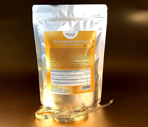 CHOCO SECRETS - 1 kg - belgische Gold Schokolade - Schoko-Chips - im wiederverschließbaren Standbeutel - Schokolade für schokobrunnen - Premium Belgische Kuvertüre für Schokoladenbrunnen - Fondue CHOCO SECRETS - 1 kg - belgische Gold Schokolade - Schoko-Chips - im wiederverschließbaren Standbeutel - Schokolade für schokobrunnen - Premium Belgische Kuvertüre für Schokoladenbrunnen - Fondue von CHOCO SECRETS