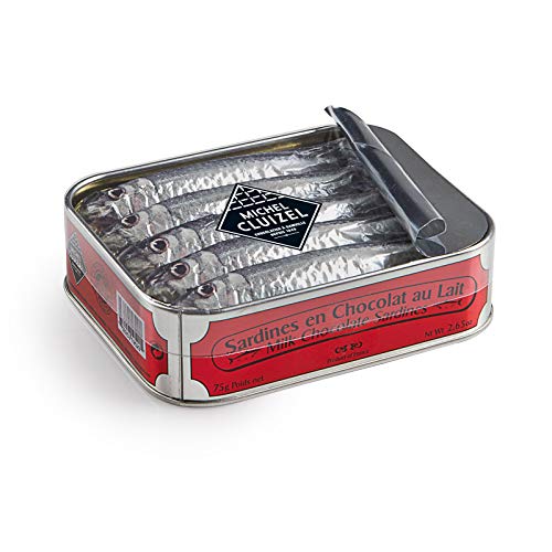 Michel Cluizel Schokoladensardinen 75g Michel Cluizel Schokoladensardinen 75g von Michel Cluizel