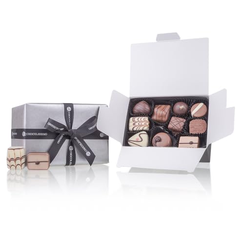 Ballotin Supreme - Pralinen - 30 handgefertigte Pralinen | Geschenkpackung | Geschenkidee | Weihnachten | Geschenk | Vatertag | Muttertag | Geschenke | Männer | Frauen | Mann | Frau von CHOCOLISSIMO