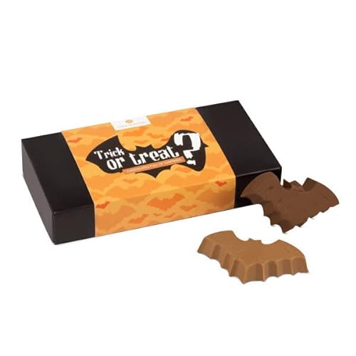 Choco Fledermäuse - Schokolade - Halloween | Gruselige Süßigkeiten | Fledermaus aus Schokolade | Geschenke | Halloweenparty | Geschenk | Kinder | Erwachsene | Kind | Mann | Frau | Frauen | Männer von CHOCOLISSIMO