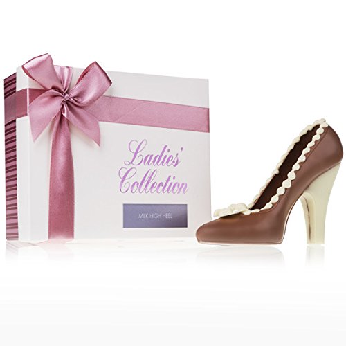 Choco High Heel - Brown - Schuh aus Schokolade | Pumps aus Schokolade | Schokoladenfigur | Geschenk Muttertag | Geschenk für Frauen | Valentinstag Muttertag Geburtstag | Schoko-Schuh von CHOCOLISSIMO