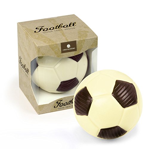 ChocoBall - Fußball aus Schokolade Fußball aus Schokolade | Schoko Fußball | Geschenk für Fußball-Fans | Geburtstagsgeschenk | Vatertag | Kinder | Erwachsene von CHOCOLISSIMO