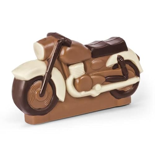 ChocoMotor I - Schokolade - Motorrad aus Vollmilchschokolade | Geburtstagsgeschenk für Liebhaber von Motorrädern | Kinder | Erwachsene | Mann | Frau | Geschenkidee | lustige Geschenke für Männer von CHOCOLISSIMO