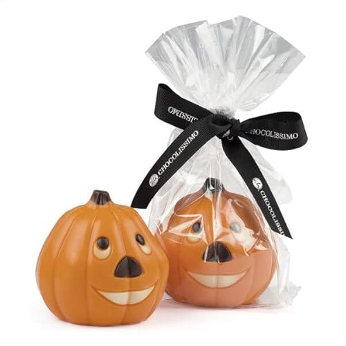 Halloween Kürbis orange - Schokolade | Halloween-süßigkeiten | Dekoration | Halloweenparty | Geschenk | Kinder | Kind | Mädchen | Jungen | süße Überraschung | Mitbringsel | Erwachsene | Mann | Frau von CHOCOLISSIMO