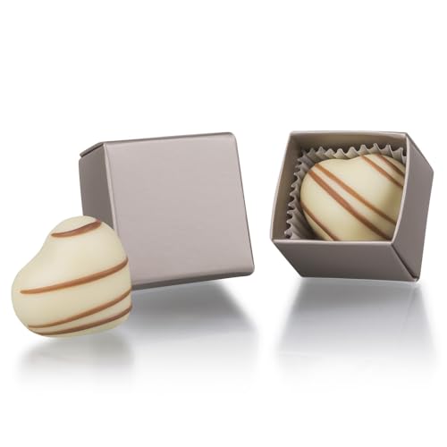 ChocoOne-Praline - handgemachte Praline in Herzform - Geschenk - Gästegeschenk - Hochzeit - Giveaway - Mann - Frau - Schokolade von CHOCOLISSIMO