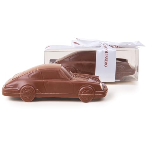 CHOCOLISSIMO - Schoko Porsche 911 Carrera, Schokoladenauto Geschenk, Auto aus Schokolade, Mini-Schokoladenauto, Geschenk für Autoliebhaber, Lustige Geschenkidee für Vatertag, Muttertag, Geburtstag von CHOCOLISSIMO