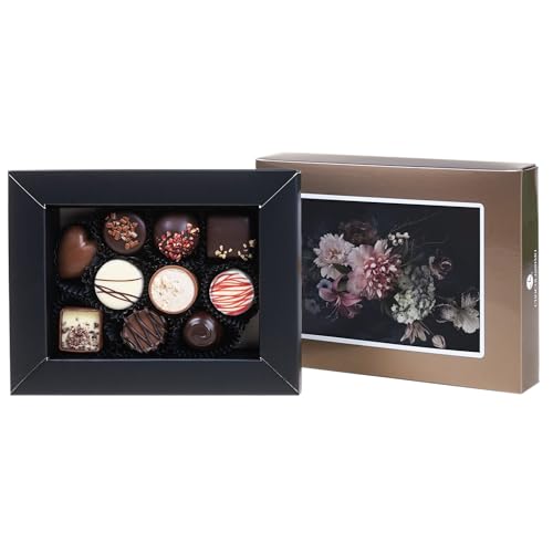 CHOCOLISSIMO Schokolade Geschenk - Pralinen Geschenk - mit Alkohol - Weihnachten, Geburtstag, Valentinstag, Muttertag, Vatertag, Jahrestag - für Frau, Frauen, Mann, Männer, Papa, Mama - Postcard Petit von CHOCOLISSIMO