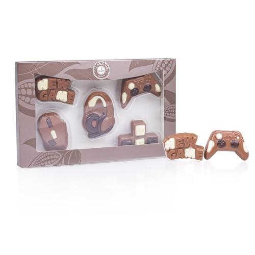 Schoko Gaming Set - Gaming-Accessories aus Schokolade | witzige Geschenkidee | Geburtstag | Vatertag | Junge | Jungen | Mann | Männer | Vater | Herren | Gamer | Computerspieler | Zocker von CHOCOLISSIMO