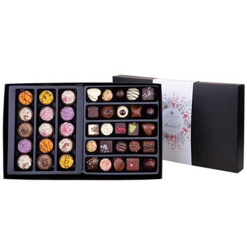 CHOCOLISSIMO - Weihnachtsschokolade - Pralinen Geschenk - Weihnachtsgeschenk, Geschenk zu Weihnachten, Nikolaus für Mama, Papa, Eltern, Oma, Opa, Mann, Frau - Schokoladensnack Set, Schoko-Partybox III CHOCOLISSIMO - Weihnachtsschokolade - Pralinen Geschenk - Weihnachtsgeschenk, Geschenk zu Weihnachten, Nikolaus für Mama, Papa, Eltern, Oma, Opa, Mann, Frau - Schokoladensnack Set, Schoko-Partybox III von CHOCOLISSIMO