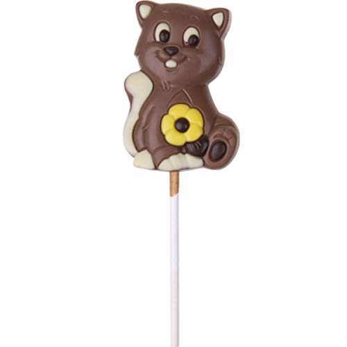 Schokoladen Lollipop Katze - Schokoladentafel am Stiel - Geschenkidee - Mann - Frau - Kinder - Schokolade - Geburtstag - Geschenk von CHOCOLISSIMO