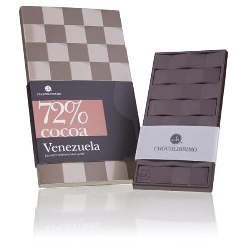 Schokoladentafel Venezuela 72% Kakao - Schokoladentafel mit mindestens 72% Kakao-Anteil | Schokolade | Zartbitterschokolade | Geschenkidee | Geburtstagsgeschenk | Namenstag | Geschenk für Männer von CHOCOLISSIMO